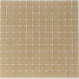 Amber Beach, 1  x 1  - Glass Tile Hot on Sale