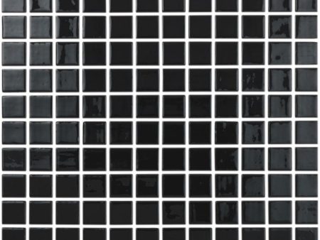 Black, 1  x 1  - Glass Tile Sale