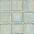 Amazonite Iridescent, 1  x 1  - Glass Tile For Discount