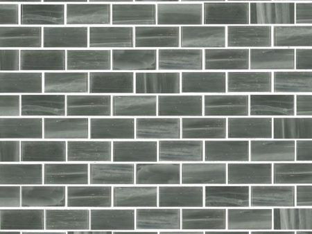 216R Gunpowder, 3 4  x 1-1 2  - Glass Tile Online