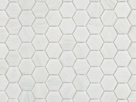 280H Snowflake, Hexagon Mosaic - Glass Tile Sale