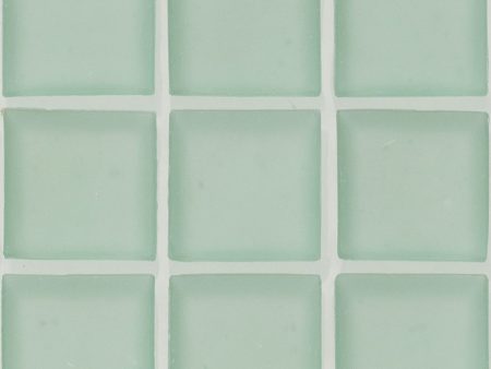 Amazonite Beach, 1  x 1  - Glass Tile For Cheap