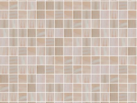 221 Rose Quartz, 3 4  x 3 4  - Glass Tile For Sale