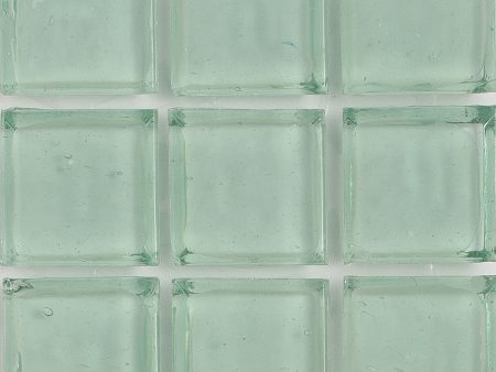 Amazonite Clear, 1  x 1  - Glass Tile For Discount