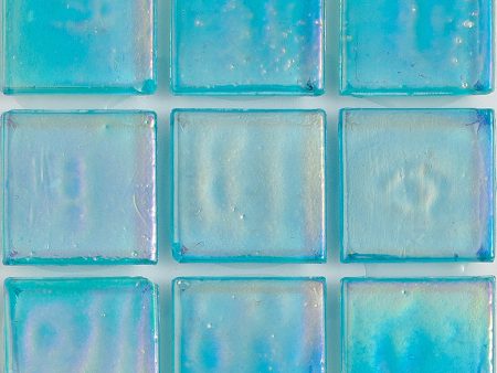 Zircon Iridescent, 1  x 1  - Glass Tile Online now