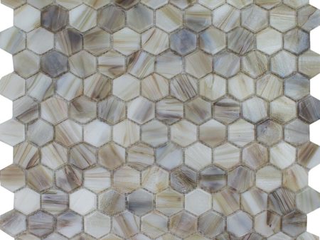 Agate, Hexagon Mosaic - Glass Tile Online Hot Sale