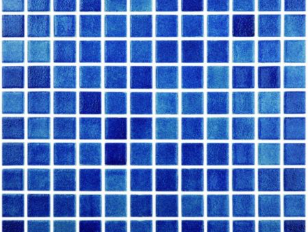 Fog Navy Blue, 1  x 1  - Glass Tile Online now