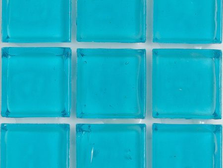 Zircon Clear, 1  x 1  - Glass Tile Online now