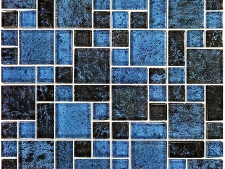 Azure Black, Mixed - Glass Tile Online Hot Sale