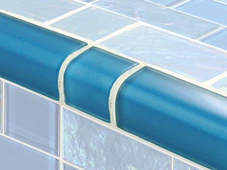 Azure, Trim Mixed - Glass Tile For Discount