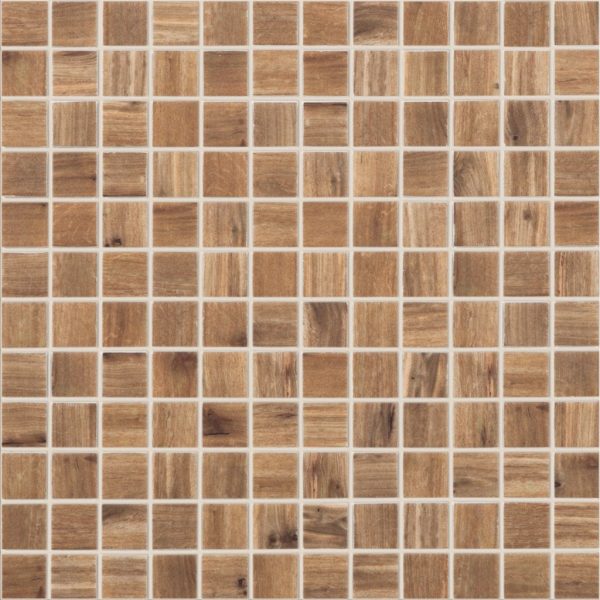 Wood Cerezo MT 4201, 1  x 1  - Glass Tile Hot on Sale