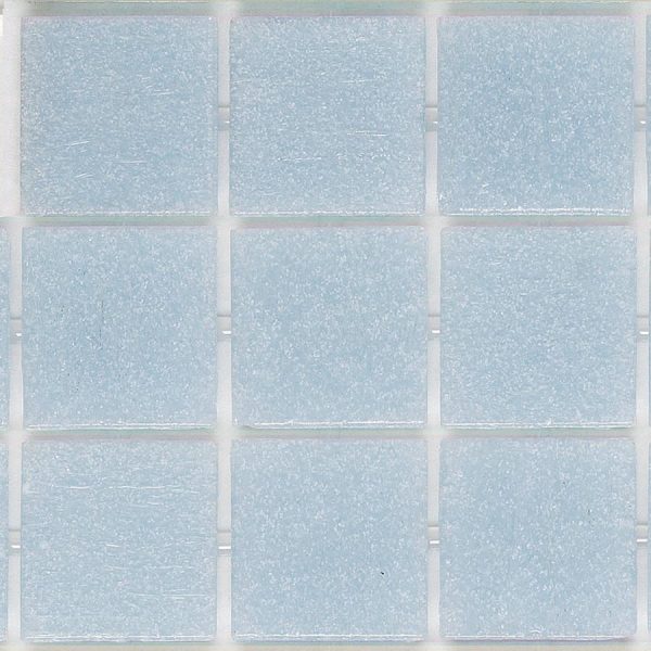 136 Light Steel Blue, 3 4  x 3 4  - Glass Tile For Discount