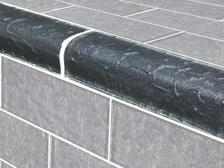 Black, Trim 2  x 6  - Glass Tile Online