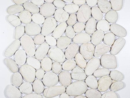 White Timor - Pebble Tile Cheap