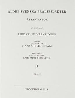 Äldre svenska frälsesläkter : ättartavlor Bd 2. H. 2 Online Hot Sale